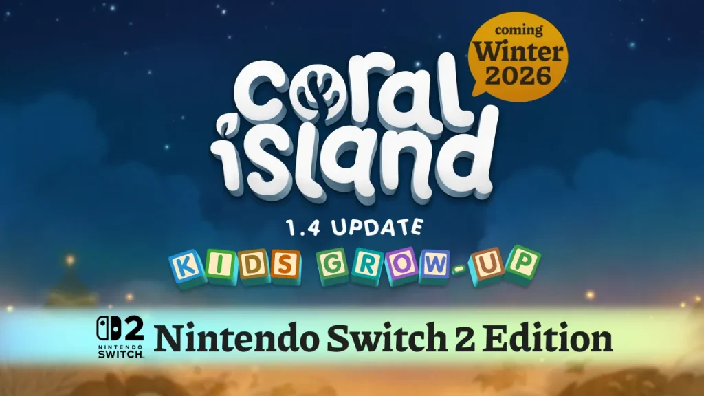 cover coral island untuk versi 1.4 dan nintendo switch 2