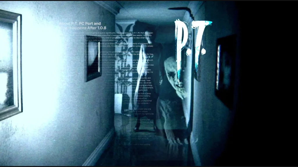 cover art for silent hill P.T PC version with solo dev comment on reddit